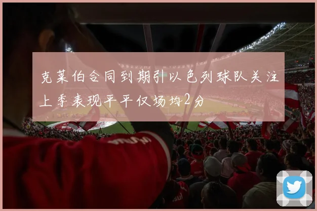 克莱伯合同到期引以色列球队关注上季表现平平仅场均2分