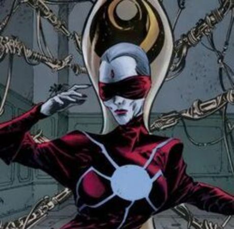 Madame Web from Marvel Comics. 