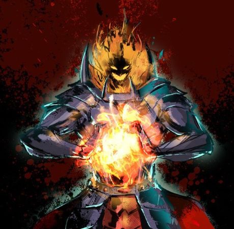 Dormammu from Marvel Comics. 