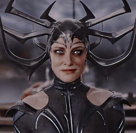 Cate Blanchett  role as hela. 